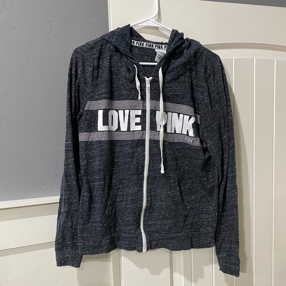 Hooded zip up